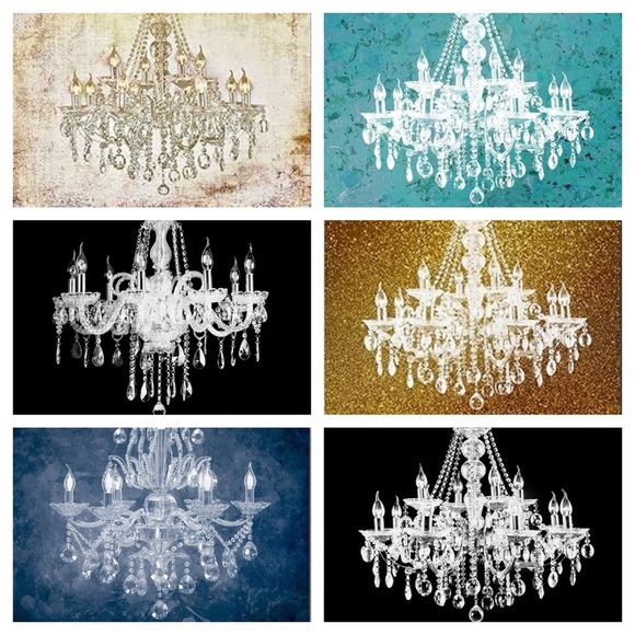 “Swing from the chandelier” fashion glam picture modern girl home decor - Picture 2 of 8